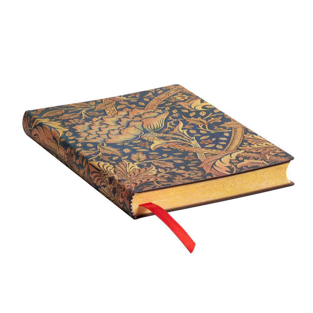 Journal, Art & School, 3.5"x5.5", Paperblanks, Mini, Softcover, Flexis, Lined Journal, William Morris Windrush, 759639
